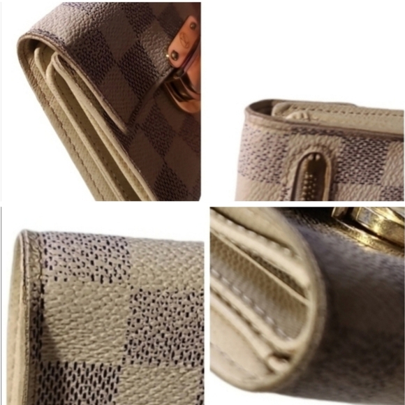 🧧Classic Louis Vuitton Damier Azur Wallet💖+GIFT(COPY) - Picture 5 of 13